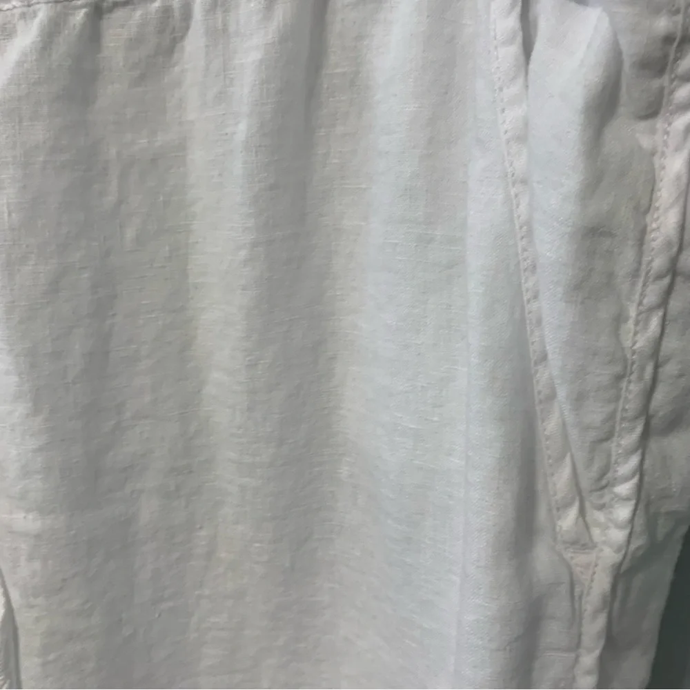 Caslon White Tulip Ankle Cropped Pants Relaxed Fit White 2XL - Picture 5 of 9